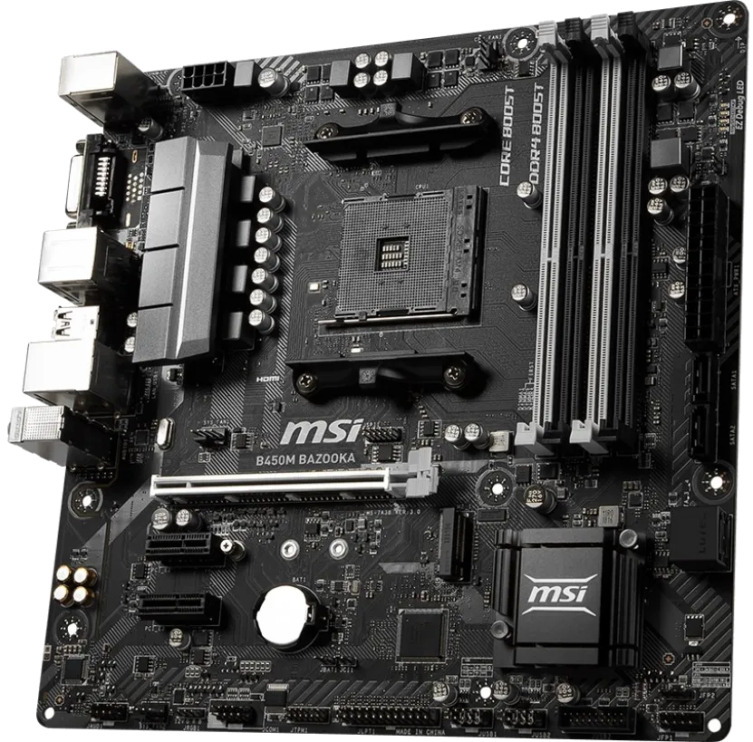 материнской платы MSI B450M BAZOOKA