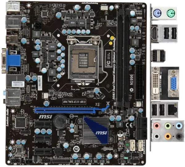 материнской платы MSI H67MS-E33