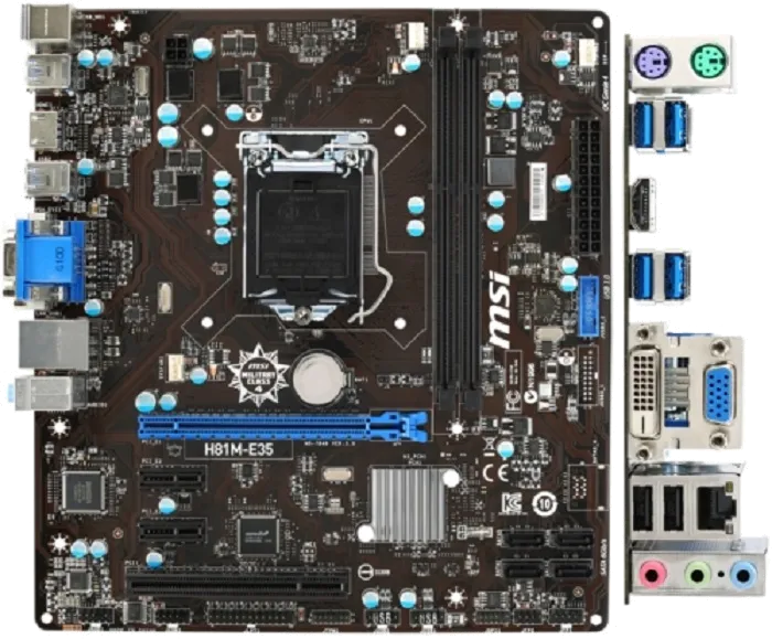 материнской платы MSI H81M-E35