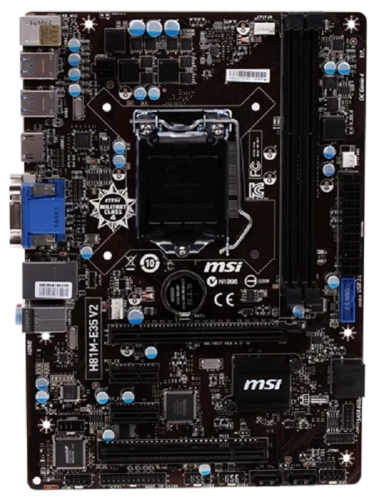 материнской платы MSI H81M-E35 V2