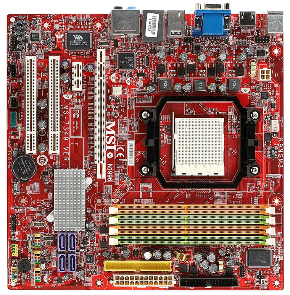 материнской платы MSI K9NGM3-FIH