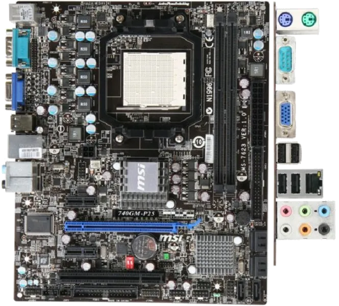 материнской платы MSI 740GTM-P25 v1.5