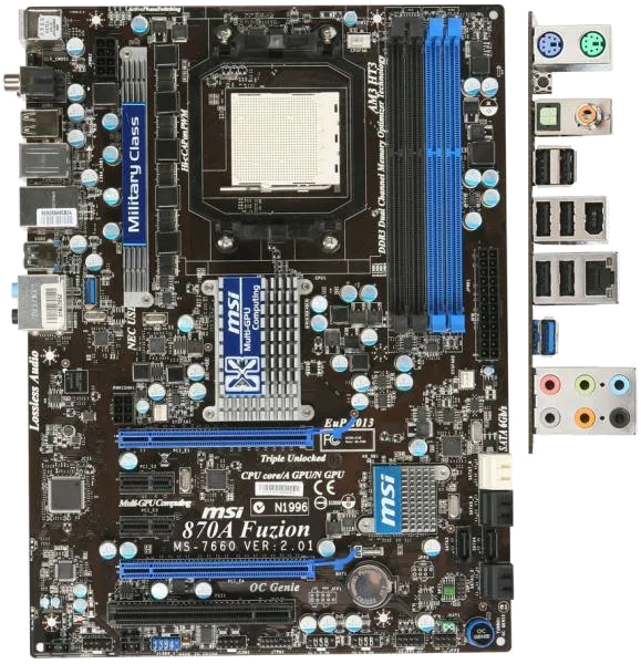 материнской платы MSI 870A Fuzion Power Edition